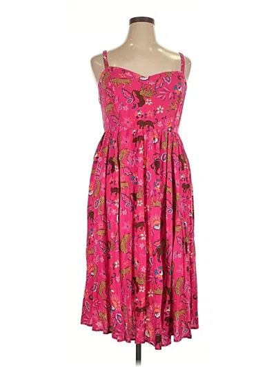 Pre-owned Torrid Sleeveless Top Pink Strapless Neckline Tops