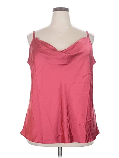 Pre-owned Torrid Sleeveless Top Pink Strapless Neckline Tops