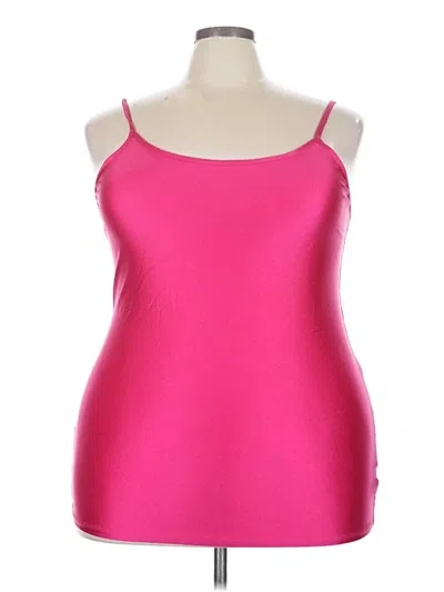 Pre-owned Torrid Sleeveless Top Pink Sweetheart Neckline Tops