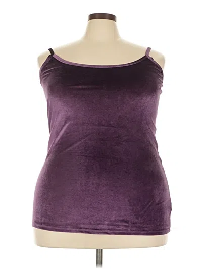 Torrid Sleeveless Top Purple Sweetheart Neckline Tops