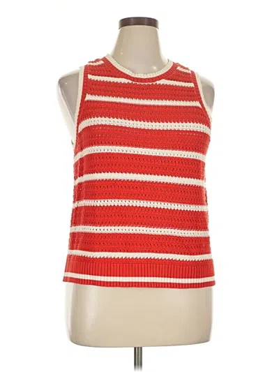 Torrid Sleeveless Top Red Boatneck Tops