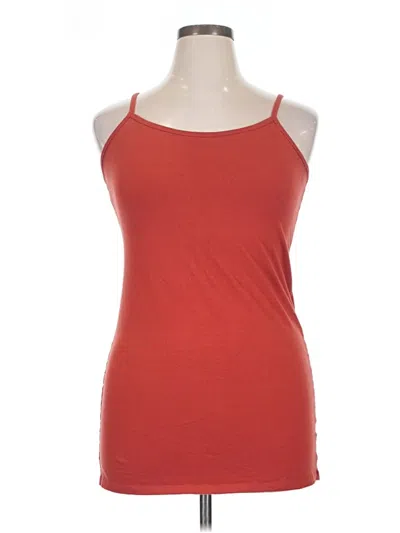 Pre-owned Torrid Sleeveless Top Red Halter Neckline Tops