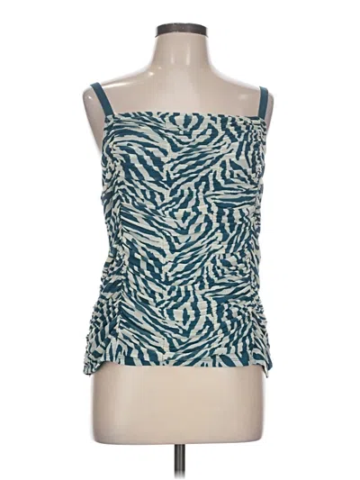 Torrid Sleeveless Top Teal Strapless Neckline Tops