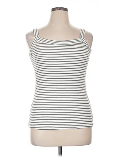 Pre-owned Torrid Sleeveless Top White Halter Neckline Tops