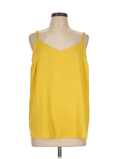 Pre-owned Torrid Sleeveless Top Yellow Halter Neckline Tops