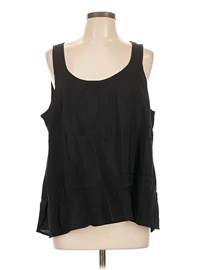 Torrid Sleeveless T-shirt In Black