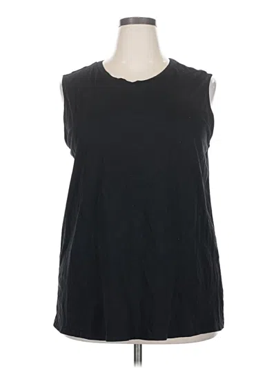 Pre-owned Torrid Sleeveless T-shirt In Black