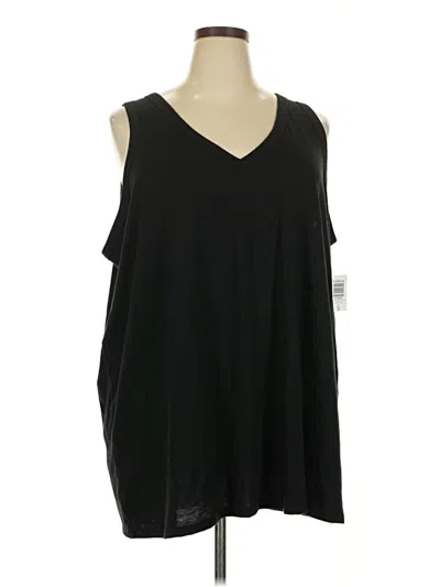 Torrid Sleeveless T-shirt In Black