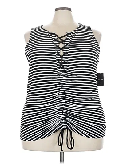 Torrid Sleeveless T-shirt In Black