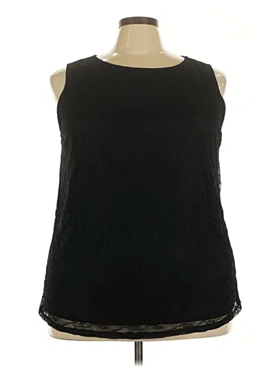 Pre-owned Torrid Sleeveless T-shirt In Black