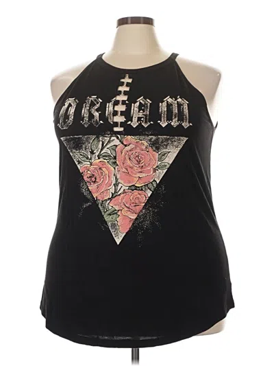 Torrid Sleeveless T-shirt In Black