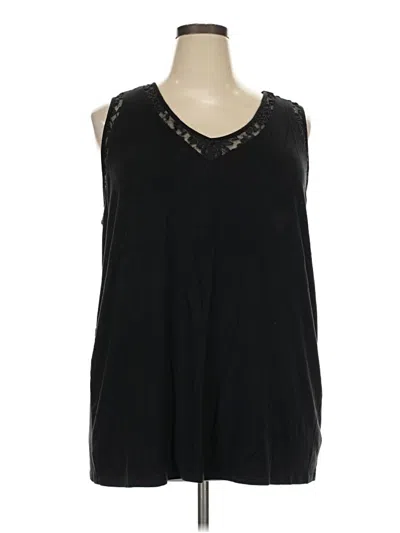 Pre-owned Torrid Sleeveless T-shirt In Black