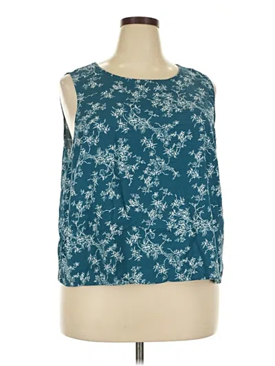 Pre-owned Torrid Sleeveless T-shirt In Blue