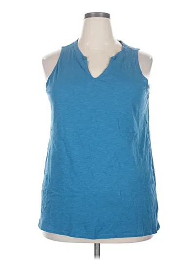 Pre-owned Torrid Sleeveless T-shirt In Blue