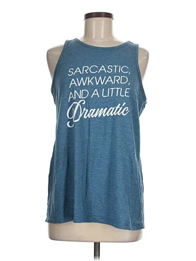 Pre-owned Torrid Sleeveless T-shirt In Blue