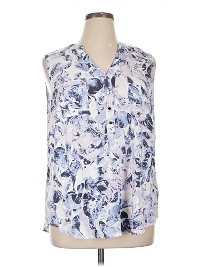 Pre-owned Torrid Sleeveless T-shirt In Blue