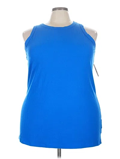 Torrid Sleeveless T-shirt In Blue