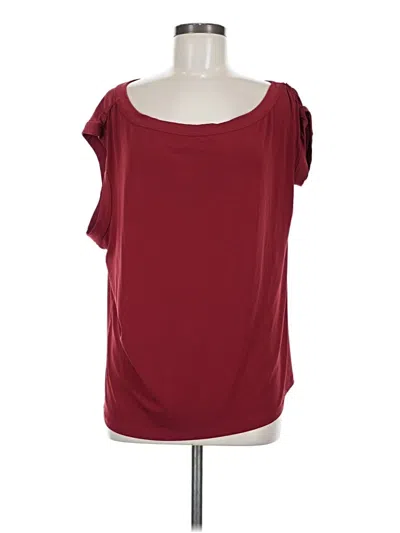 Pre-owned Torrid Sleeveless T-shirt In Burgundy