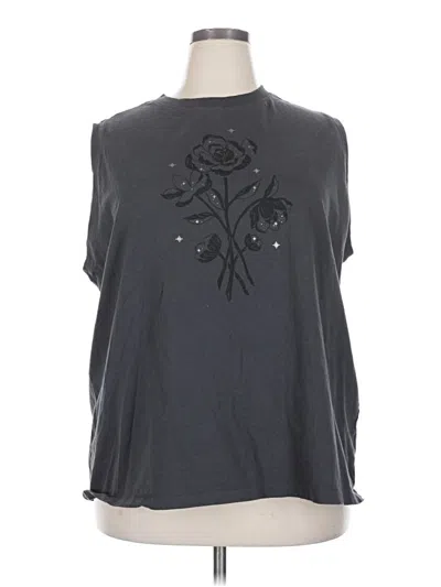Pre-owned Torrid Sleeveless T-shirt In Gray