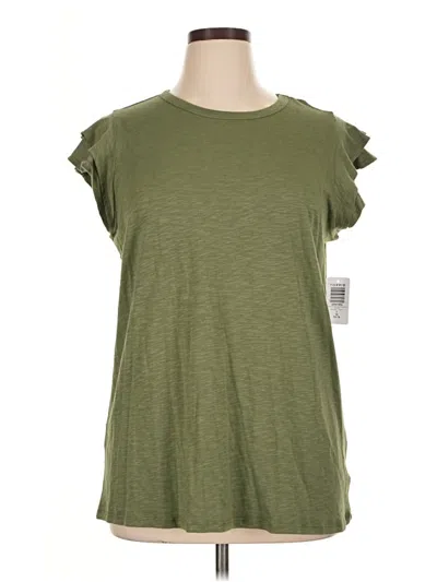 Torrid Sleeveless T-shirt In Green