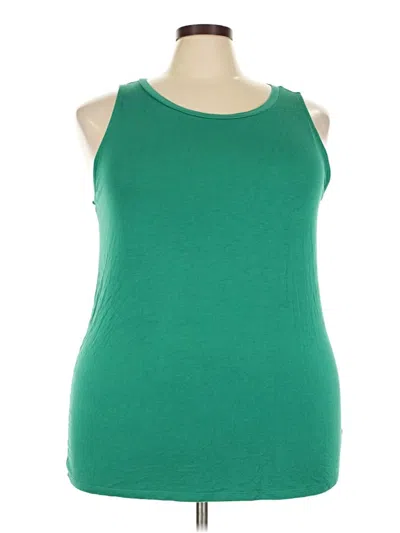 Pre-owned Torrid Sleeveless T-shirt In Green