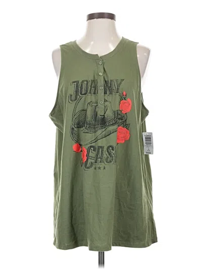 Pre-owned Torrid Sleeveless T-shirt In Green