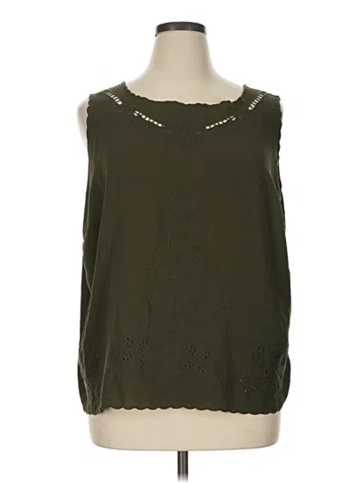 Pre-owned Torrid Sleeveless T-shirt In Green