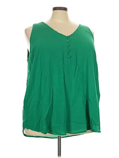 Pre-owned Torrid Sleeveless T-shirt In Green