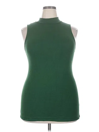 Pre-owned Torrid Sleeveless T-shirt In Green