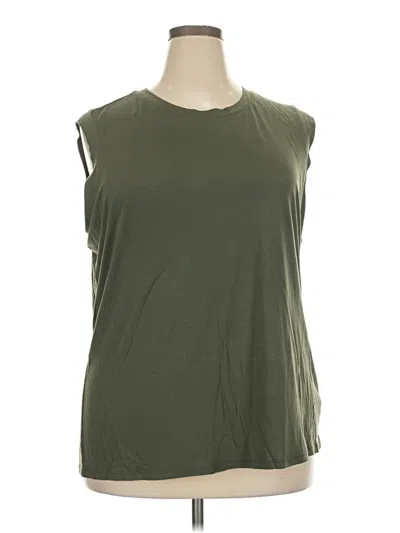 Pre-owned Torrid Sleeveless T-shirt In Green