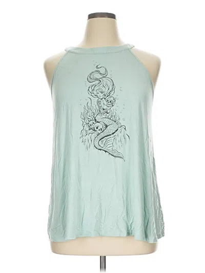 Pre-owned Torrid Sleeveless T-shirt In Green