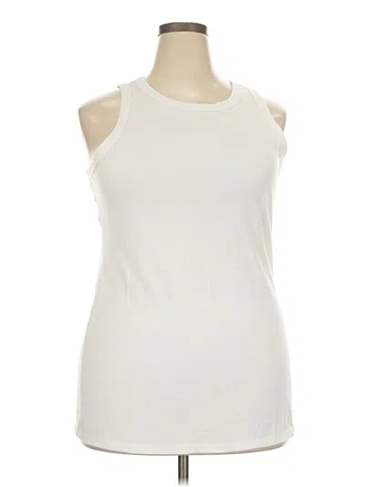 Pre-owned Torrid Sleeveless T-shirt In Ivory