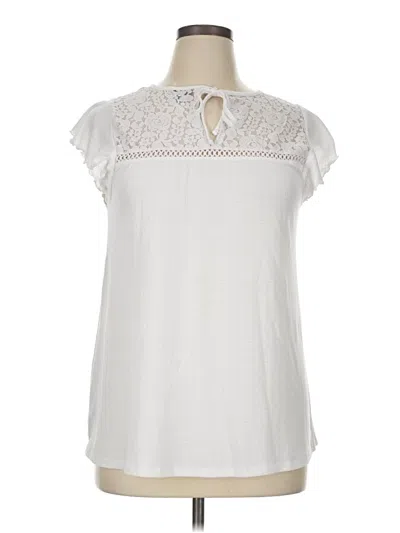 Pre-owned Torrid Sleeveless T-shirt In Ivory