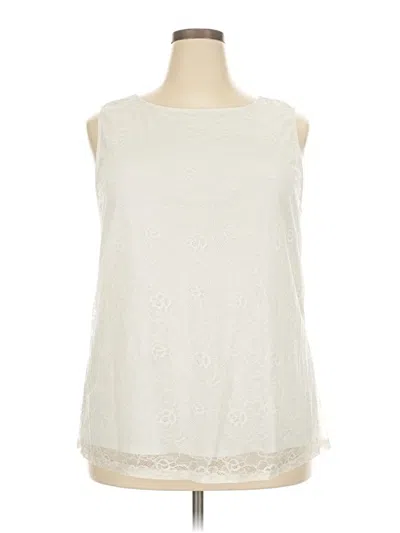 Pre-owned Torrid Sleeveless T-shirt In Ivory