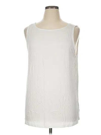 Pre-owned Torrid Sleeveless T-shirt In Ivory
