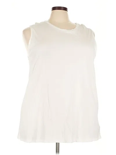 Pre-owned Torrid Sleeveless T-shirt In Ivory