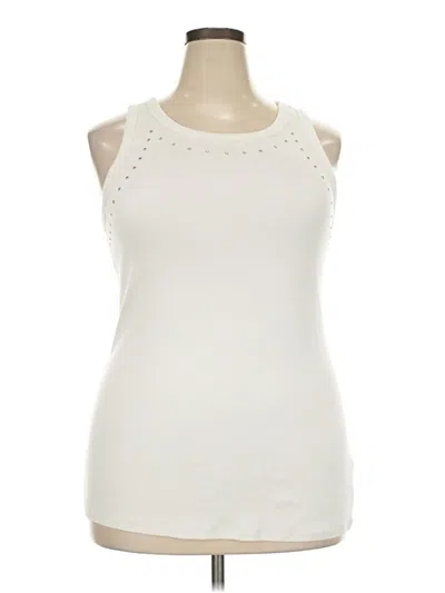 Pre-owned Torrid Sleeveless T-shirt In Ivory
