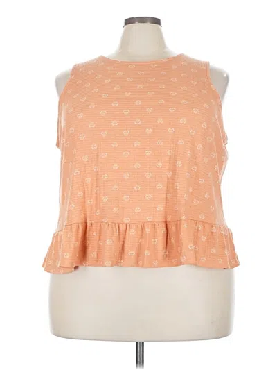 Pre-owned Torrid Sleeveless T-shirt In Orange