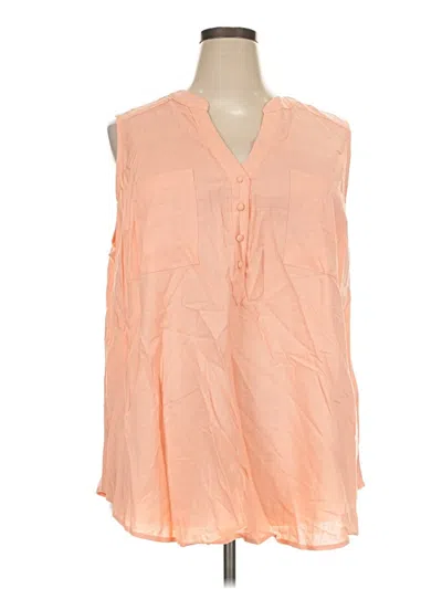 Torrid Sleeveless T-shirt In Orange