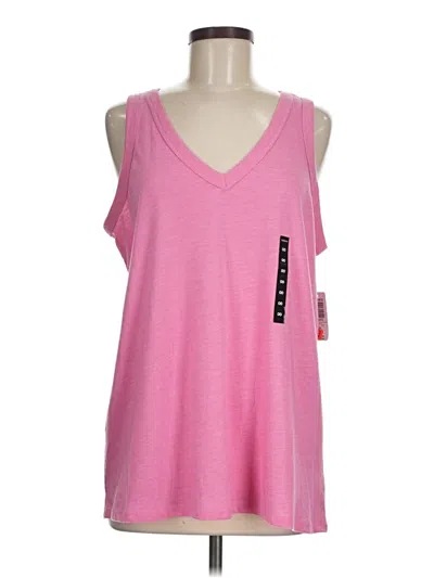 Pre-owned Torrid Sleeveless T-shirt In Pink