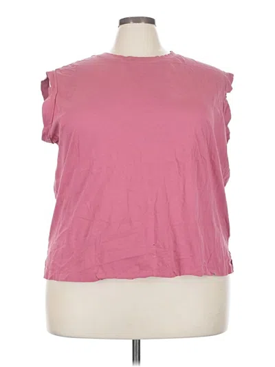Pre-owned Torrid Sleeveless T-shirt In Pink