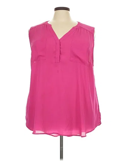 Pre-owned Torrid Sleeveless T-shirt In Pink