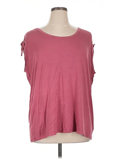 Pre-owned Torrid Sleeveless T-shirt In Pink