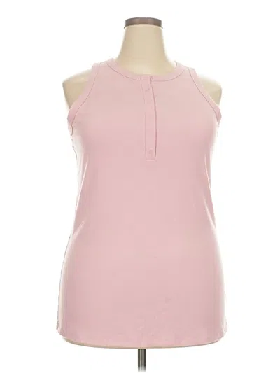 Pre-owned Torrid Sleeveless T-shirt In Pink