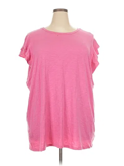 Pre-owned Torrid Sleeveless T-shirt In Pink