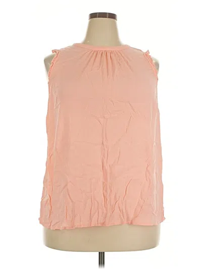 Pre-owned Torrid Sleeveless T-shirt In Pink