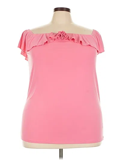 Pre-owned Torrid Sleeveless T-shirt In Pink