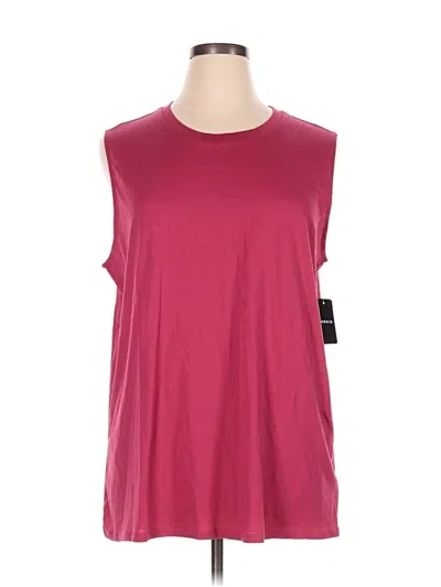 Torrid Sleeveless T-shirt In Pink