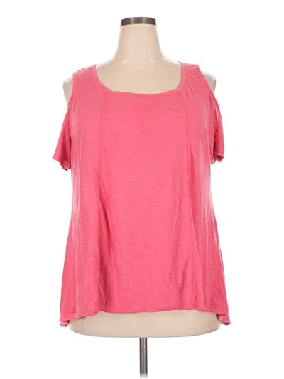 Pre-owned Torrid Sleeveless T-shirt In Pink