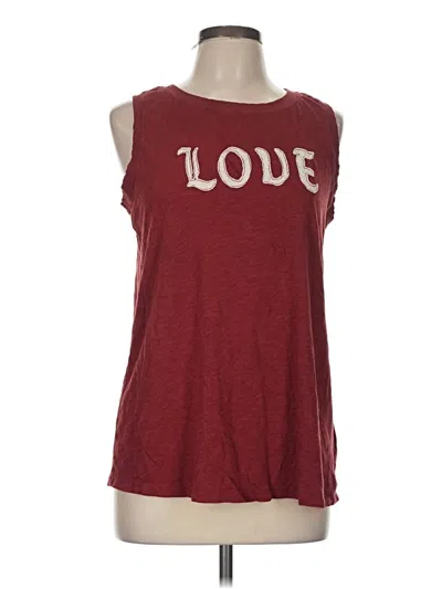 Pre-owned Torrid Sleeveless T-shirt In Red